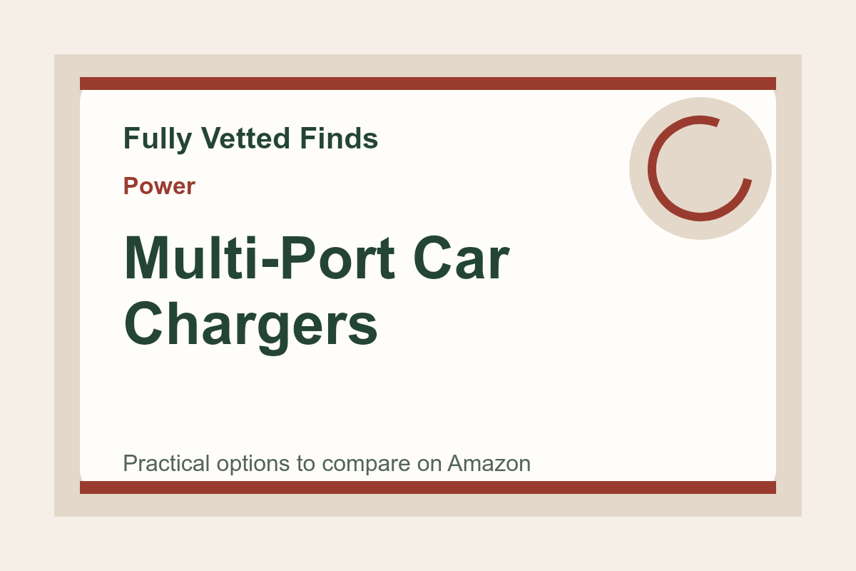 multi-port car chargers shopping preview